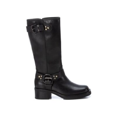 Xti für Damen. 14299701-NEGRO Damen Stiefel 142997 schwarz (37), Wohnung, Reißverschluss, Lässig Xti für Damen. 14299701-NEGRO Damen Stiefel 142997 schwarz (37), Wohnung, Reißverschluss, Lässig