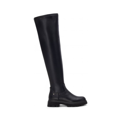 Xti für Damen. 14439201-NEGRO Stiefel 144392 schwarz (37), Wohnung, 1 bis 3 cm, Reißverschluss, Lässig Xti für Damen. 14439201-NEGRO Stiefel 144392 schwarz (37), Wohnung, 1 bis 3 cm, Reißverschluss, Lässig