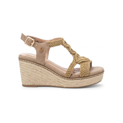 Xti für Damen. 14283403-BEIGE Sandalen 142834 braun (40), 8 bis 10 cm, Schnalle, Lässig Xti für Damen. 14283403-BEIGE Sandalen 142834 braun (40), 8 bis 10 cm, Schnalle, Lässig