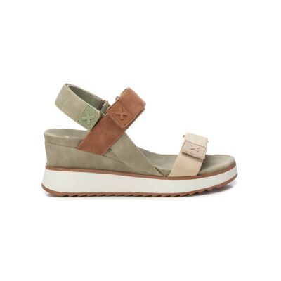 Xti für Damen. 14384806-KAKI Sandalen 143848 grün (37), 5 bis 8 cm, Klettverschluss, Lässig Xti für Damen. 14384806-KAKI Sandalen 143848 grün (37), 5 bis 8 cm, Klettverschluss, Lässig