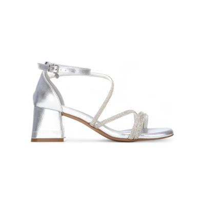 Xti für Damen. 14534104-PLATA Sandalen 145341 silber (39), 5 bis 8 cm, Schnalle, Lässig, Party Xti für Damen. 14534104-PLATA Sandalen 145341 silber (39), 5 bis 8 cm, Schnalle, Lässig, Party