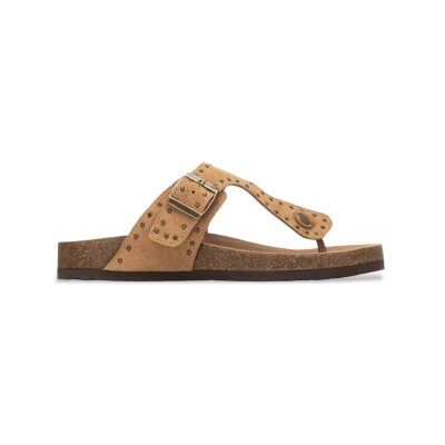 Xti für Damen. 14536301-CAMEL Sandalen 145363 braun (40), Wohnung, Spaltleder, Schnalle, Lässig, Sportlich Xti für Damen. 14536301-CAMEL Sandalen 145363 braun (40), Wohnung, Spaltleder, Schnalle, Lässig, Sportlich