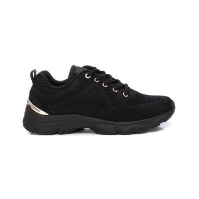 Xti für Damen. 14245204-NEGRO Turnschuhe 142452 schwarz (38), Stoff, Wohnung, Schnürsenkel, Lässig Xti für Damen. 14245204-NEGRO Turnschuhe 142452 schwarz (38), Stoff, Wohnung, Schnürsenkel, Lässig