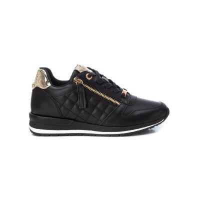 Xti für Damen. 14349301-NEGRO Turnschuhe 143493 schwarz (39), Wohnung, Schnürsenkel, Reißverschluss, Lässig Xti für Damen. 14349301-NEGRO Turnschuhe 143493 schwarz (39), Wohnung, Schnürsenkel, Reißverschluss, Lässig