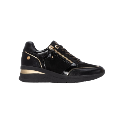 Xti für Damen. 14422301-NEGRO Turnschuhe 144223 schwarz (36), 1 bis 3 cm, Reißverschluss, Lässig Xti für Damen. 14422301-NEGRO Turnschuhe 144223 schwarz (36), 1 bis 3 cm, Reißverschluss, Lässig