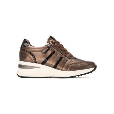 Xti für Damen. 14440701-BRONCE Turnschuhe 144407 bronze (39), 3 bis 5 cm, Reißverschluss, Lässig Xti für Damen. 14440701-BRONCE Turnschuhe 144407 bronze (39), 3 bis 5 cm, Reißverschluss, Lässig