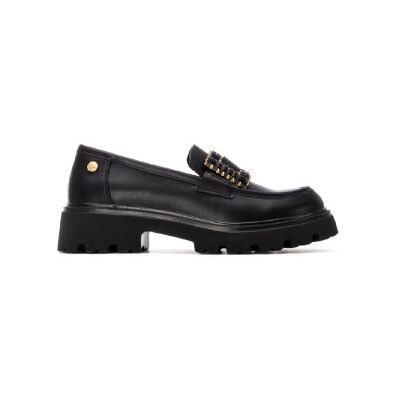 Xti für Damen. 14442902-NEGRO Mokassins 144429 schwarz (35), 3 bis 5 cm, Keine, Lässig, Klassisch Xti für Damen. 14442902-NEGRO Mokassins 144429 schwarz (35), 3 bis 5 cm, Keine, Lässig, Klassisch