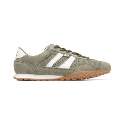 Xti für Damen. 14505801-KAKI Turnschuhe 145058 grün (38), Wohnung, Spaltleder, Schnürsenkel, Lässig Xti für Damen. 14505801-KAKI Turnschuhe 145058 grün (38), Wohnung, Spaltleder, Schnürsenkel, Lässig