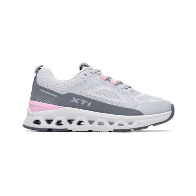 Xti für Damen. 14518002-GRIS Turnschuhe 145180 grau (37), Stoff, Wohnung, Schnürsenkel, Lässig, Sportlich, Multisport Xti für Damen. 14518002-GRIS Turnschuhe 145180 grau (37), Stoff, Wohnung, Schnürsenkel, Lässig, Sportlich, Multisport