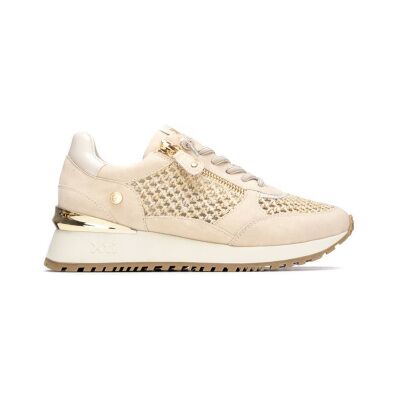 Xti für Damen. 14519403-BEIGE Turnschuhe 145194 beige (36), Wohnung, Reißverschluss, Lässig Xti für Damen. 14519403-BEIGE Turnschuhe 145194 beige (36), Wohnung, Reißverschluss, Lässig