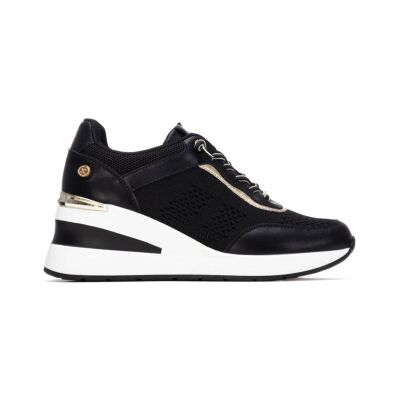 Xti für Damen. 14544702-NEGRO Turnschuhe 145447 schwarz (38), 5 bis 8 cm, Reißverschluss, Lässig Xti für Damen. 14544702-NEGRO Turnschuhe 145447 schwarz (38), 5 bis 8 cm, Reißverschluss, Lässig
