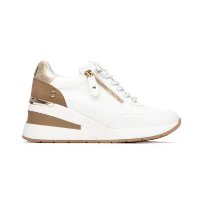 Xti für Damen. 14544902-BLANCO Turnschuhe 145449 weiß (40), 5 bis 8 cm, Reißverschluss, Lässig Xti für Damen. 14544902-BLANCO Turnschuhe 145449 weiß (40), 5 bis 8 cm, Reißverschluss, Lässig