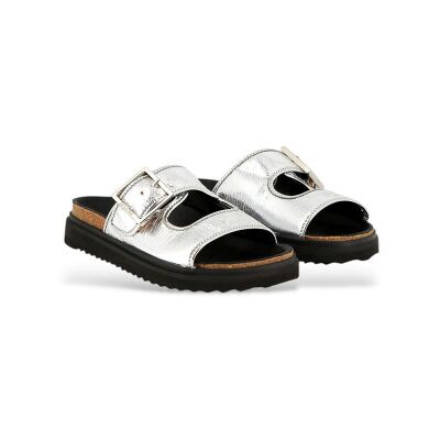 Zadig & Voltaire für Mädchen. X60281 Silberne Ledersandalen mit Riemen (33), Wohnung, Keine, Lässig, Kinderbekleidung Zadig & Voltaire für Mädchen. X60281 Silberne Ledersandalen mit Riemen (33), Wohnung, Keine, Lässig, Kinderbekleidung