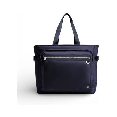 Tommy Hilfiger für Herren. AM0AM14106 Reisetasche mit navy emailliertem Logo (OSFA), Lässig, Nylon, Marine Tommy Hilfiger für Herren. AM0AM14106 Reisetasche mit navy emailliertem Logo (OSFA), Lässig, Nylon, Marine