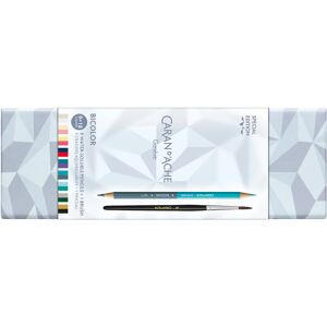 CARAN D'ACHE Aquarellfarbe doppelseitig, mit Pinsel, 9 Stück / 18 Farben CARAN D'ACHE Aquarellfarbe doppelseitig, mit Pinsel, 9 Stück / 18 Farben