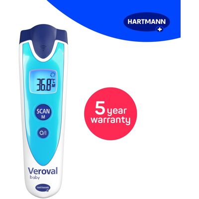 Hartmann Veroval Baby Infrarot-Thermometer - Baby - Kontaktlose Messung Hartmann Veroval Baby Infrarot-Thermometer - Baby - Kontaktlose Messung