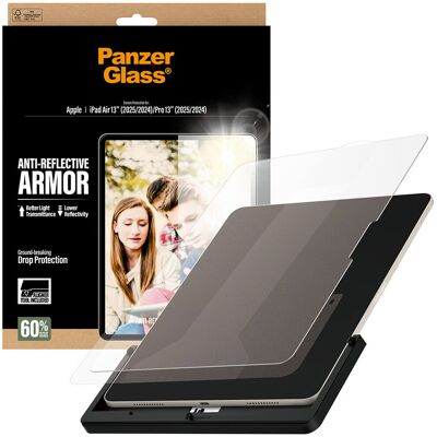 PanzerGlass Apple iPad Air 13/Pro 13 antireflektierend mit Einbaurahmen PanzerGlass Apple iPad Air 13/Pro 13 antireflektierend mit Einbaurahmen
