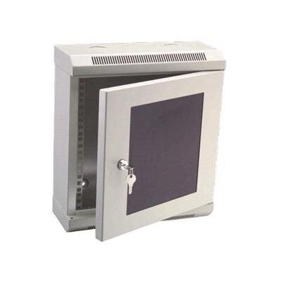 Datacom 10'' 6U / 140 mm (Glas) - grau Datacom 10'' 6U / 140 mm (Glas) - grau