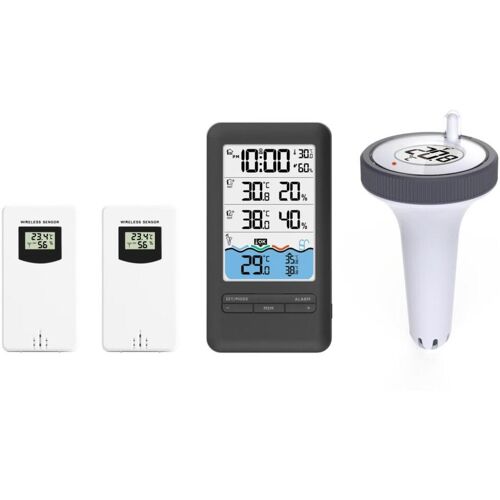 IMMAX NEO LITE Smart Pool Temperatursensor + 2x Innenraumtemperatur- und Luftfeuchtigkeitssensor