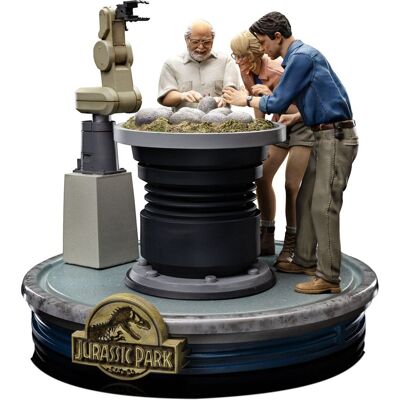 Iron Studios Jurassic Park Dino Hatchling Deluxe Statue - Maßstab 1:10 Iron Studios Jurassic Park Dino Hatchling Deluxe Statue - Maßstab 1:10