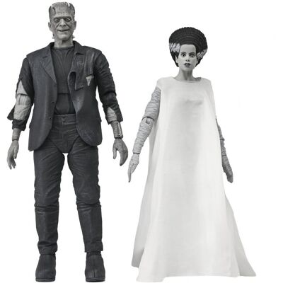 NECA The Bride of Frankenstein 90th Anniversary - The Monster and His Mate (Black and White) - Figur NECA The Bride of Frankenstein 90th Anniversary - The Monster and His Mate (Black and White) - Figur