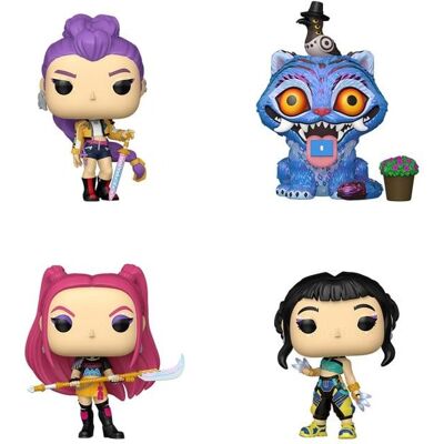 Funko POP! KPop Demon Hunters - KPop Demon Hunters 4-Pack - Figur Funko POP! KPop Demon Hunters - KPop Demon Hunters 4-Pack - Figur