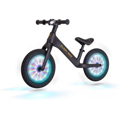 BuddyToys BPB 2518 - Schwarz - Aufblasbare leuchtende Räder - Balance-Fahrrad BuddyToys BPB 2518 - Schwarz - Aufblasbare leuchtende Räder - Balance-Fahrrad