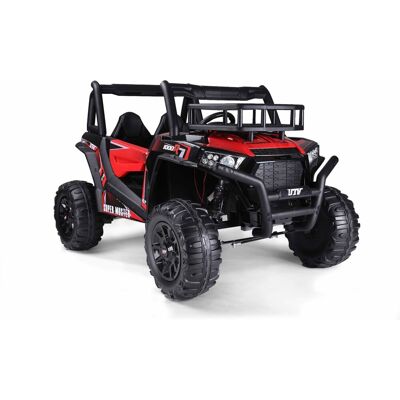 Beneo Elektroauto UTV 24V - rot - Doppelsitzer - 2 x 200 Watt Motor - EVA-Räder Beneo Elektroauto UTV 24V - rot - Doppelsitzer - 2 x 200 Watt Motor - EVA-Räder