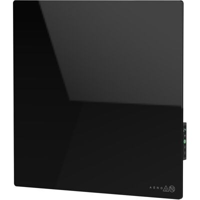AENO GH12s Quadro Smart Heizung, Infrarot + Konvektion, gehärtetes Glas, 500 W, 50 × 50 cm, schwarz AENO GH12s Quadro Smart Heizung, Infrarot + Konvektion, gehärtetes Glas, 500 W, 50 × 50 cm, schwarz