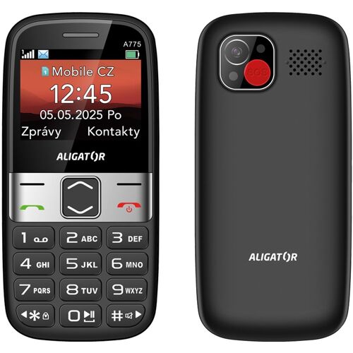 Aligator A775 Senior schwarz + Tischladegerät