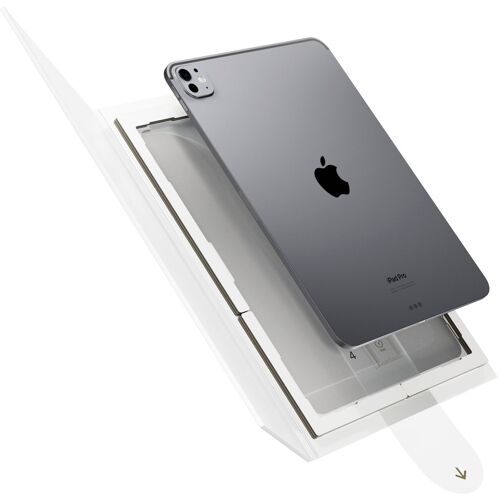 Epico Schutzglas mit Ein-Schritt-Papier-Applikator gegen Staub iPad Pro 13" (M4)