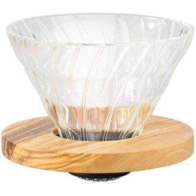 Hario Olive Wood Kaffeefilter - Kegel-Form - 300-500ml - Kaffeezubereiter Hario Olive Wood Kaffeefilter - Kegel-Form - 300-500ml - Kaffeezubereiter