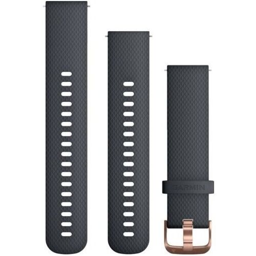 Garmin Quick Release Band (20 mm), dunkelblau, Schnalle roségold