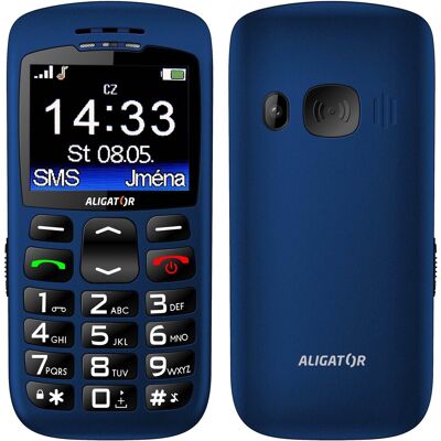 Aligator A670 Senior Blau - Seniorenhandy Aligator A670 Senior Blau - Seniorenhandy