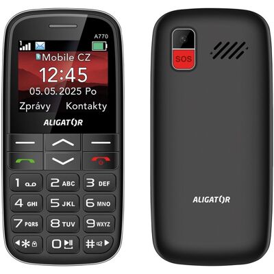 Aligator A770 Senior schwarz + Tischladegerät Aligator A770 Senior schwarz + Tischladegerät
