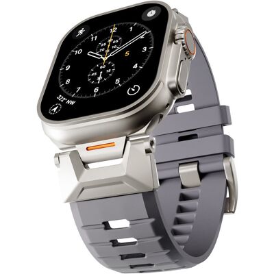 Epico FKM Rubber Pro Apple Watch SE 44mm/Series 1-9 42/44/45mm, 10-11 46mm/Ultra 49mm, grau Epico FKM Rubber Pro Apple Watch SE 44mm/Series 1-9 42/44/45mm, 10-11 46mm/Ultra 49mm, grau