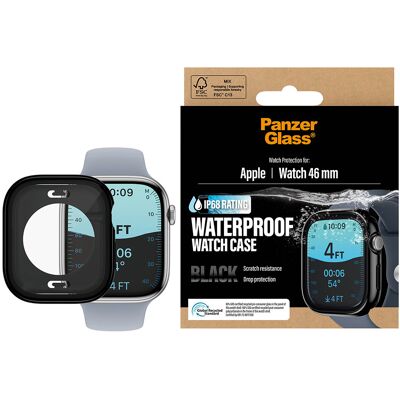 PanzerGlass Waterproof Apple Watch 11/10 46mm schwarze Hülle mit Schutzglas PanzerGlass Waterproof Apple Watch 11/10 46mm schwarze Hülle mit Schutzglas