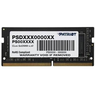 Patriot SO-DIMM 8GB DDR4 3200MHz CL22 Signature Line Patriot SO-DIMM 8GB DDR4 3200MHz CL22 Signature Line