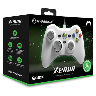 Hyperkin Xenon Wired Controller (White) Officially Licensed by Xbox Hyperkin Xenon Wired Controller (White) Officially Licensed by Xbox