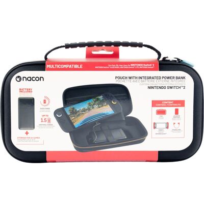Nacon Pouch With Integrated Power Bank - Nintendo Switch 2 Nacon Pouch With Integrated Power Bank - Nintendo Switch 2