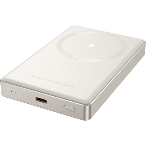 ChoeTech PD20W 10000mAh Ultra-thin magnetic power bank SUPER SLIM only 14.6mm--white