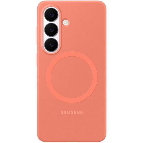 Samsung Galaxy S26 Silikonhülle mit Magnet Coralred