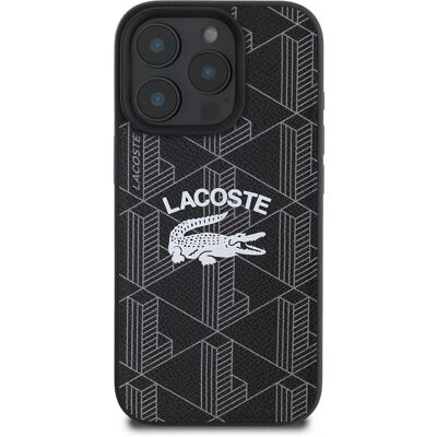 Lacoste LCHMP16LPIGK iPhone 16 Pro Hülle - MagSafe, Vintage-Logo, Monogramm Lacoste LCHMP16LPIGK iPhone 16 Pro Hülle - MagSafe, Vintage-Logo, Monogramm