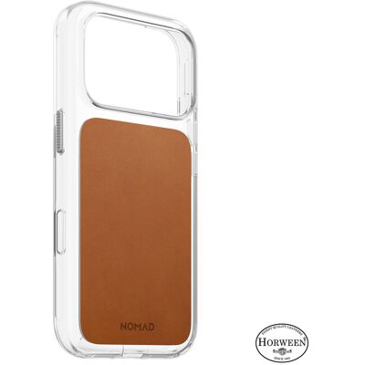 Nomad Clear Leather Case Saddle Horween iPhone 18 Pro Nomad Clear Leather Case Saddle Horween iPhone 18 Pro