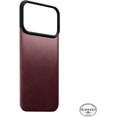 Nomad Magnetic Leather Back Burgundy Horween Magsafe iPhone 18 Pro Nomad Magnetic Leather Back Burgundy Horween Magsafe iPhone 18 Pro