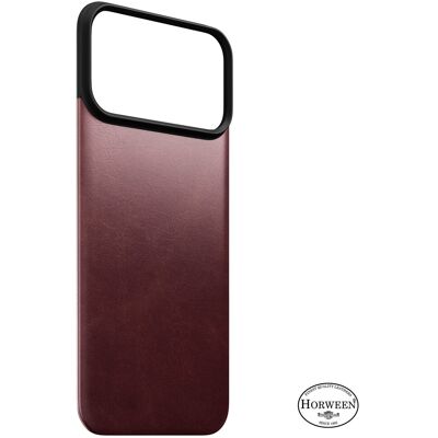 Nomad Magnetic Leather Back Burgundy Horween Magsafe iPhone 18 Pro Max Nomad Magnetic Leather Back Burgundy Horween Magsafe iPhone 18 Pro Max