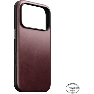Nomad Modern Leather Case Burgundy Horween iPhone 18 Pro Nomad Modern Leather Case Burgundy Horween iPhone 18 Pro
