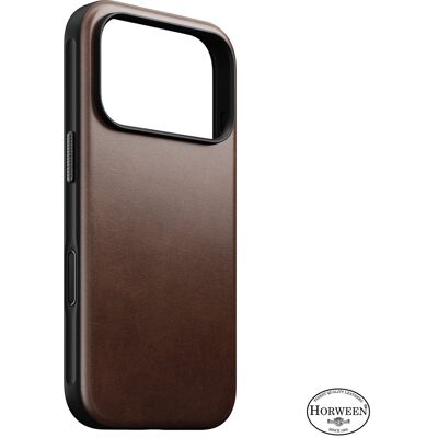 Nomad Modern Leather Case Rustic Brown Horween iPhone 18 Pro Nomad Modern Leather Case Rustic Brown Horween iPhone 18 Pro
