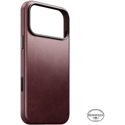 Nomad Traditional Leather Case Burgundy Horween iPhone 18 Pro Max Nomad Traditional Leather Case Burgundy Horween iPhone 18 Pro Max