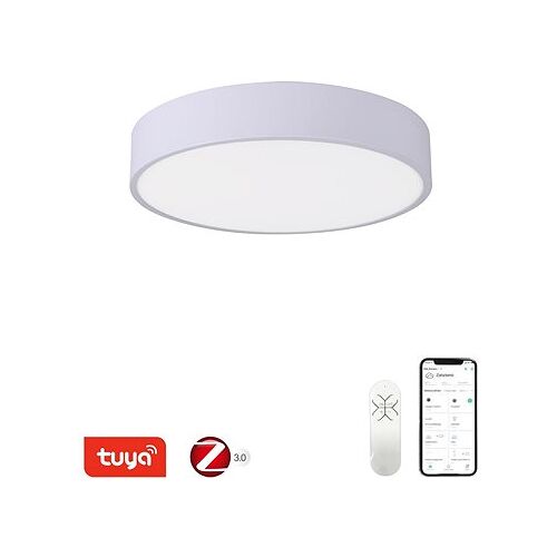 IMMAX NEO RONDATE SLIM Smart Deckenleuchte 40 x 7 cm 28 W weiß Zigbee 3.0